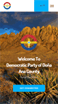 Mobile Screenshot of donaanademocrats.com
